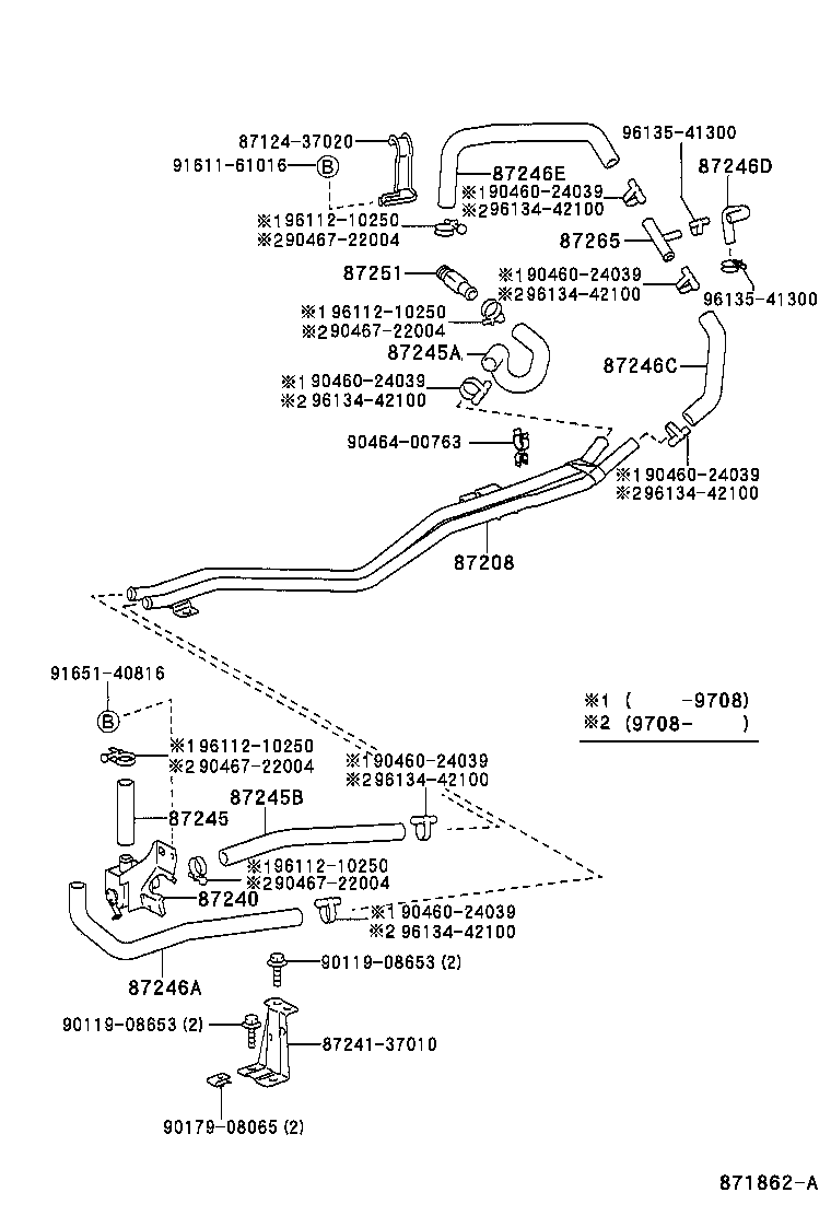  DYNA 200 TOYOACE G25 |  HEATING AIR CONDITIONING WATER PIPING