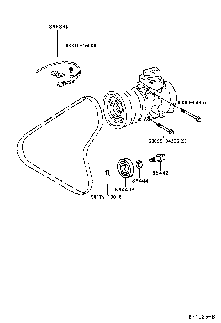  RAV4 |  HEATING AIR CONDITIONING COMPRESSOR