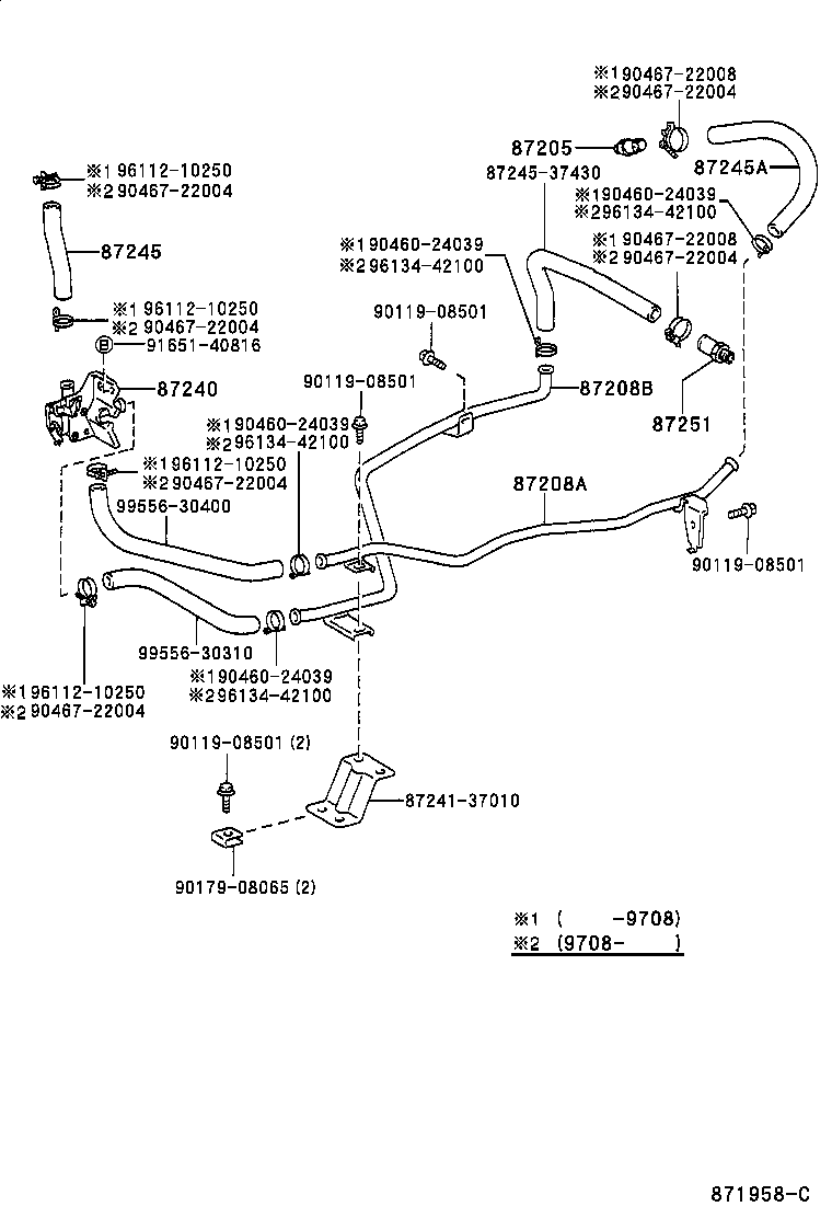  DYNA 200 TOYOACE G25 |  HEATING AIR CONDITIONING WATER PIPING