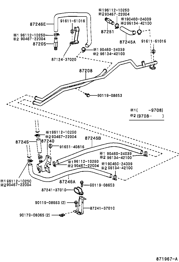  DYNA 200 TOYOACE G25 |  HEATING AIR CONDITIONING WATER PIPING