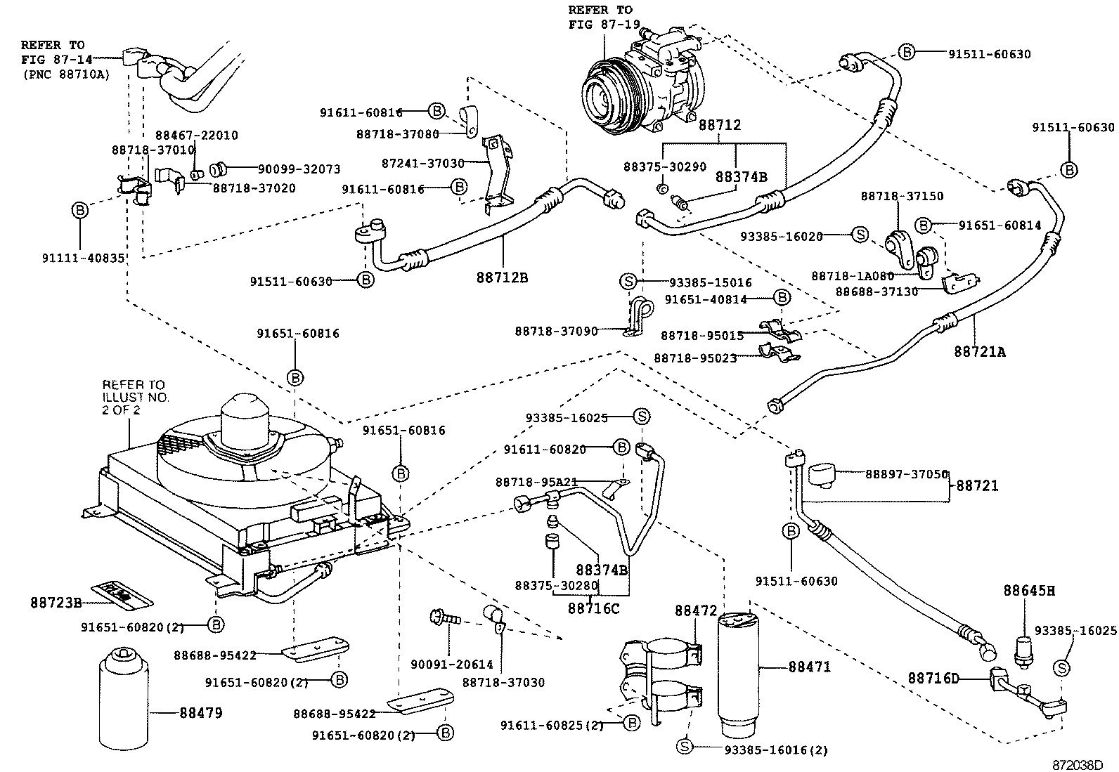  DYNA 200 TOYOACE G25 |  HEATING AIR CONDITIONING COOLER PIPING