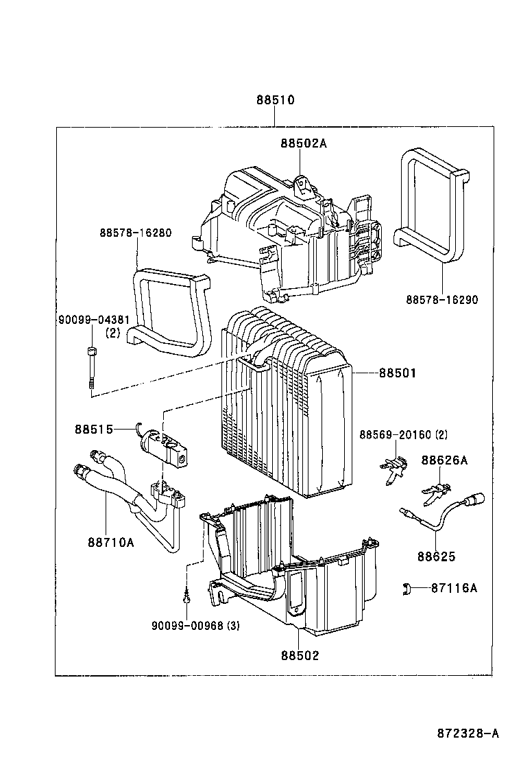  STARLET |  HEATING AIR CONDITIONING COOLER UNIT