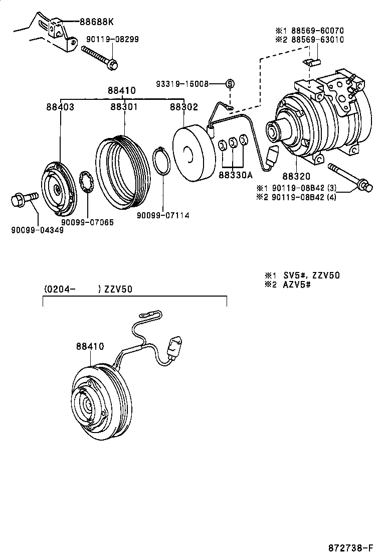  VISTA VISTA ARDEO |  HEATING AIR CONDITIONING COMPRESSOR