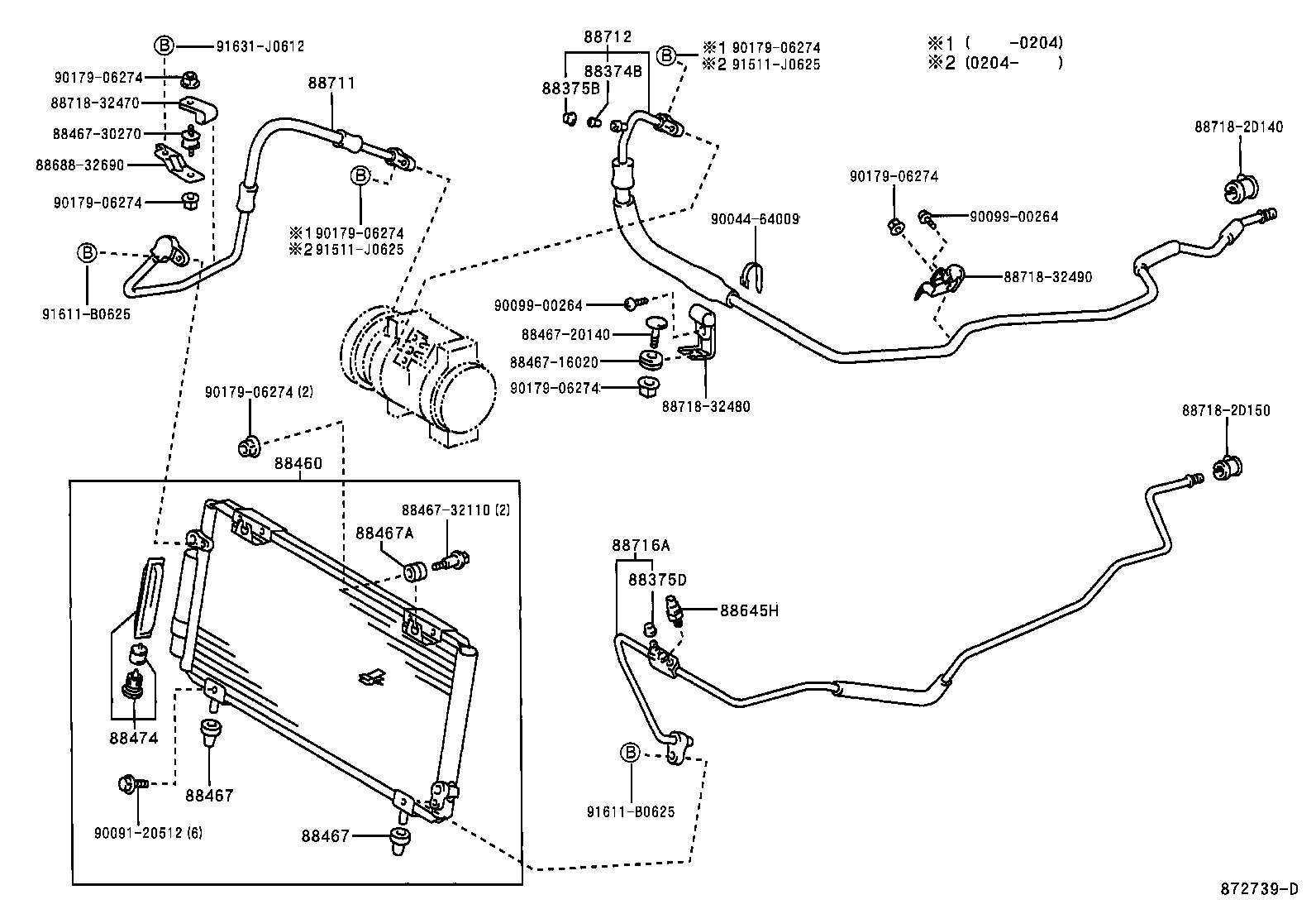  VISTA VISTA ARDEO |  HEATING AIR CONDITIONING COOLER PIPING