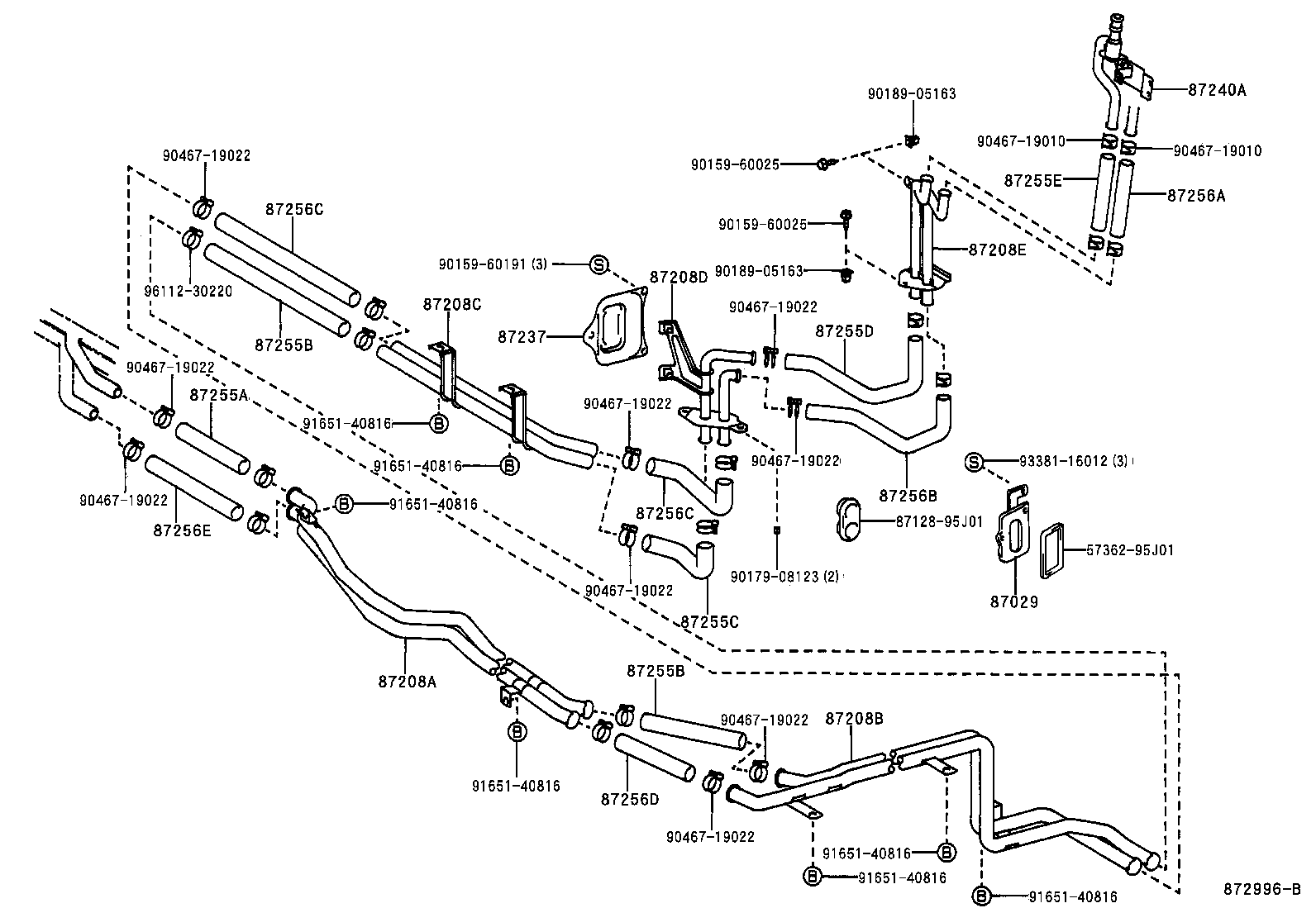  HIACE REGIUSACE |  HEATING AIR CONDITIONING WATER PIPING
