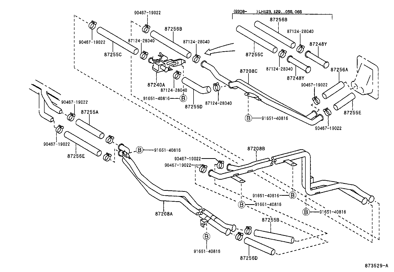  HIACE REGIUSACE |  HEATING AIR CONDITIONING WATER PIPING