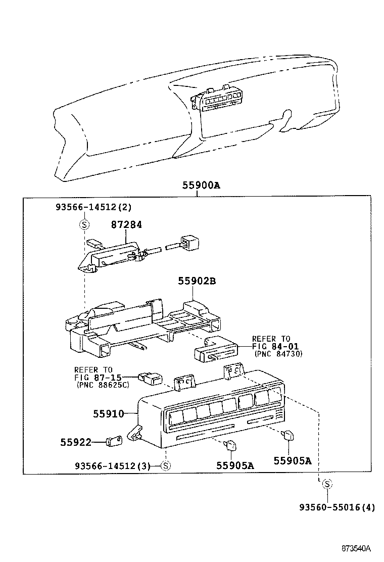  HIACE REGIUSACE |  HEATING AIR CONDITIONING CONTROL AIR DUCT