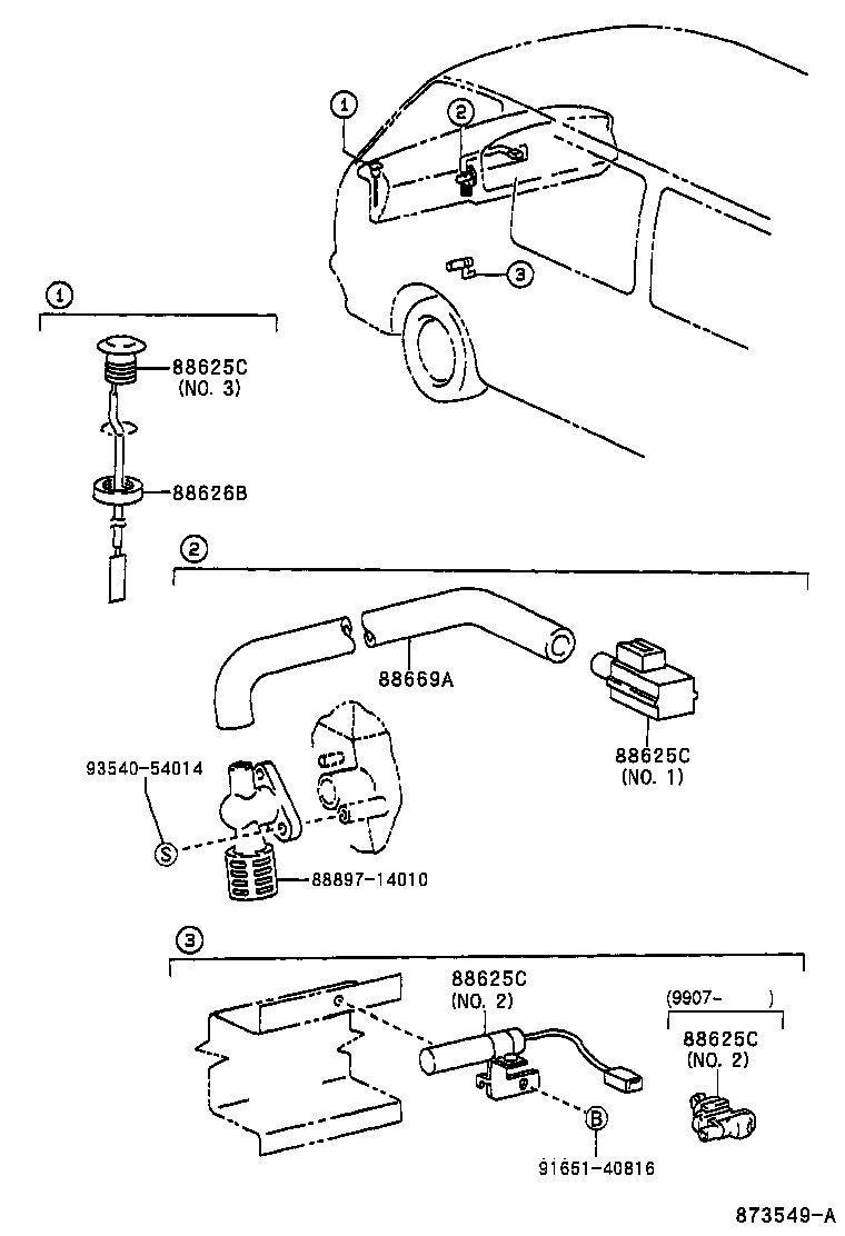 HIACE REGIUSACE | HEATING AIR CONDITIONING CONTROL AIR DUCT