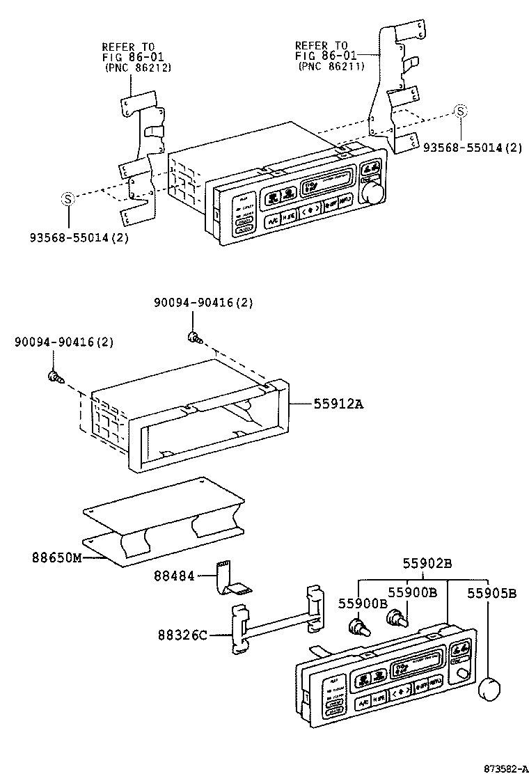  GRANVIA GRAND HIACE |  HEATING AIR CONDITIONING CONTROL AIR DUCT