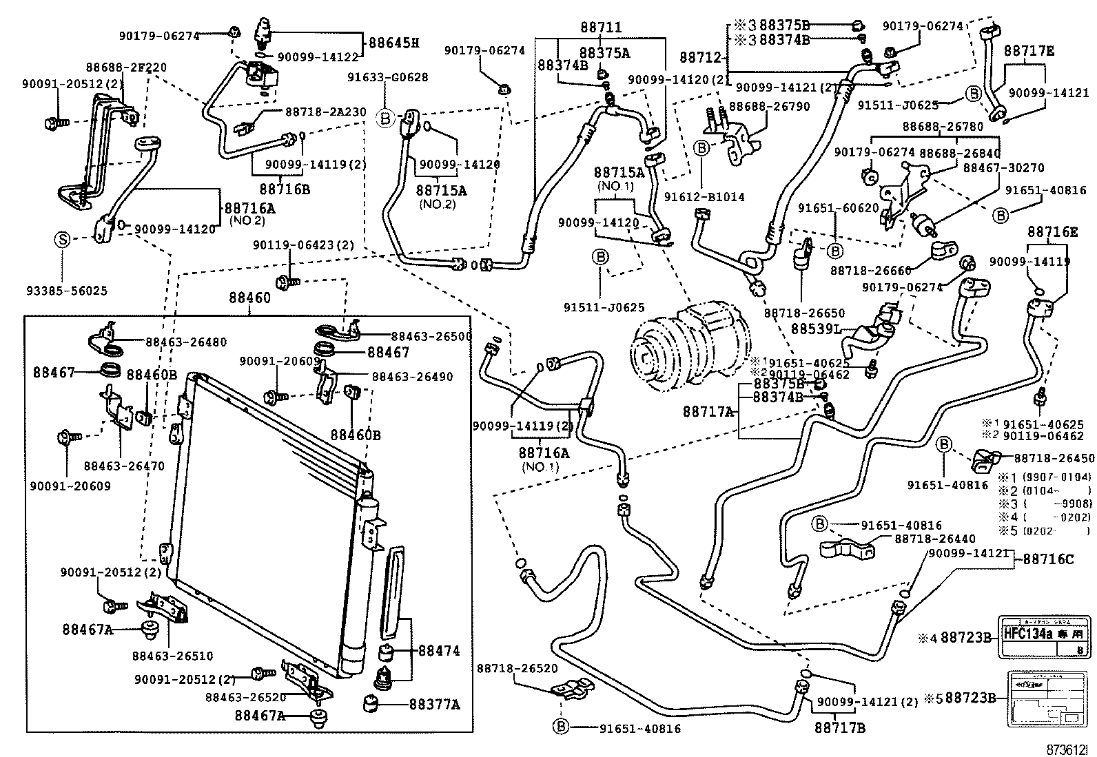  GRANVIA GRAND HIACE |  HEATING AIR CONDITIONING COOLER PIPING