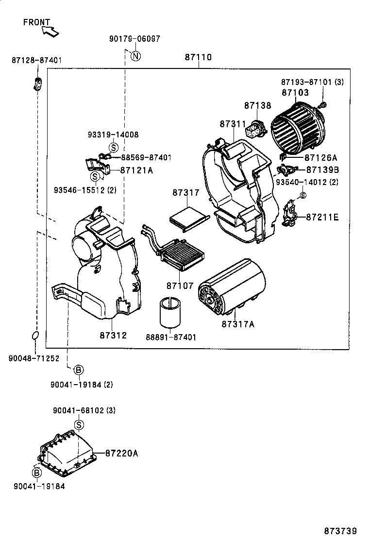  CAMI |  HEATING AIR CONDITIONING HEATER UNIT BLOWER