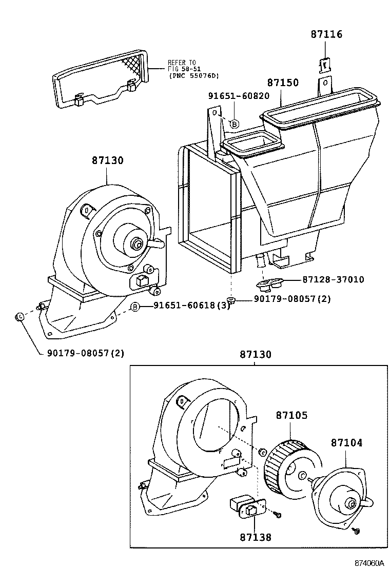  DYNA 200 TOYOACE G25 |  HEATING AIR CONDITIONING HEATER UNIT BLOWER