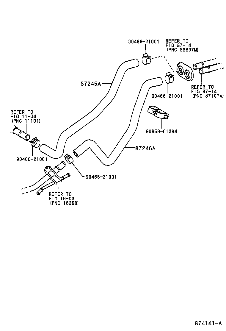  RAV4 J L |  HEATING AIR CONDITIONING WATER PIPING
