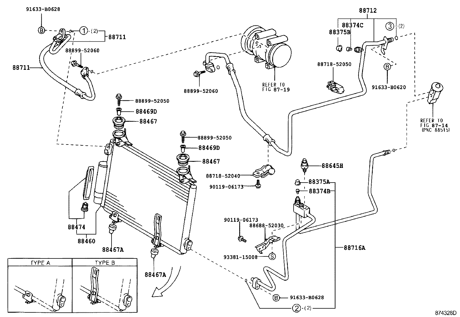  BB OPEN DECK |  HEATING AIR CONDITIONING COOLER PIPING