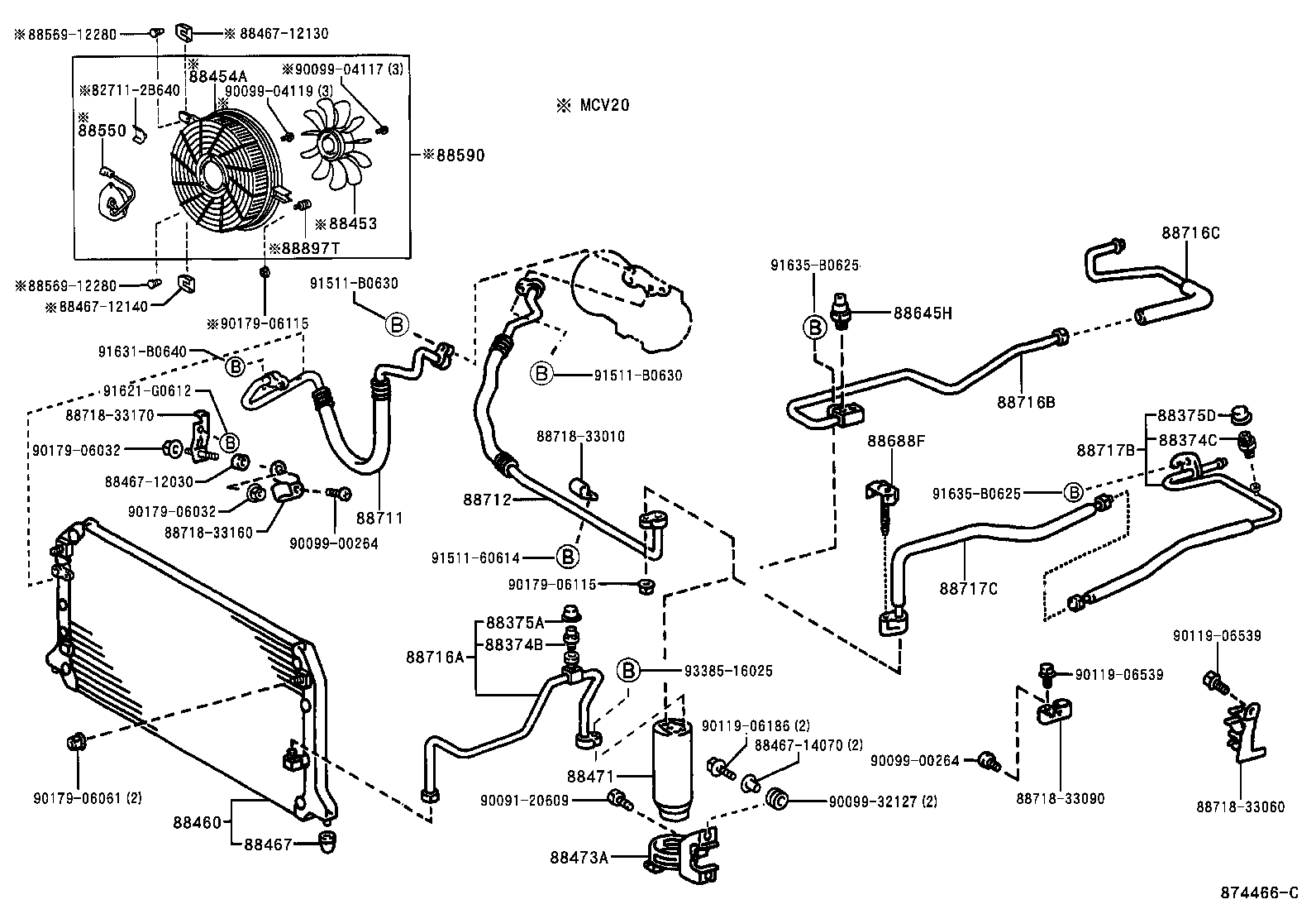  MARK 2 WG |  HEATING AIR CONDITIONING COOLER PIPING