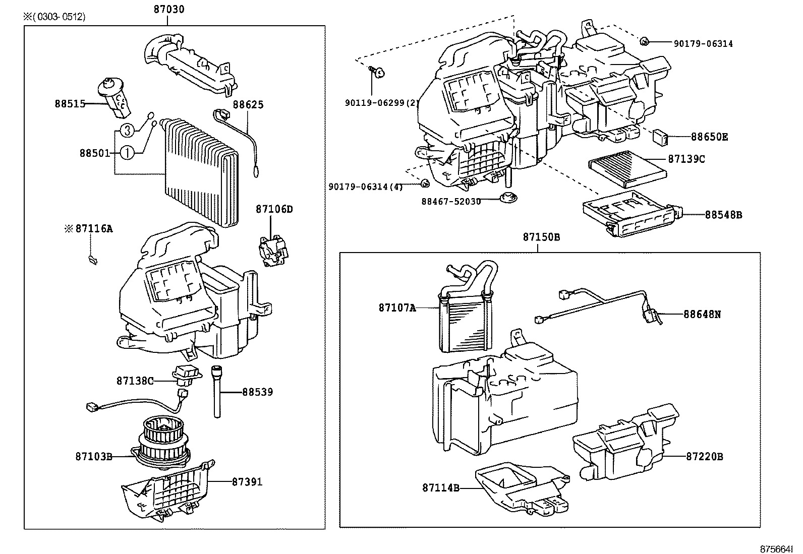  BB OPEN DECK |  HEATING AIR CONDITIONING COOLER UNIT