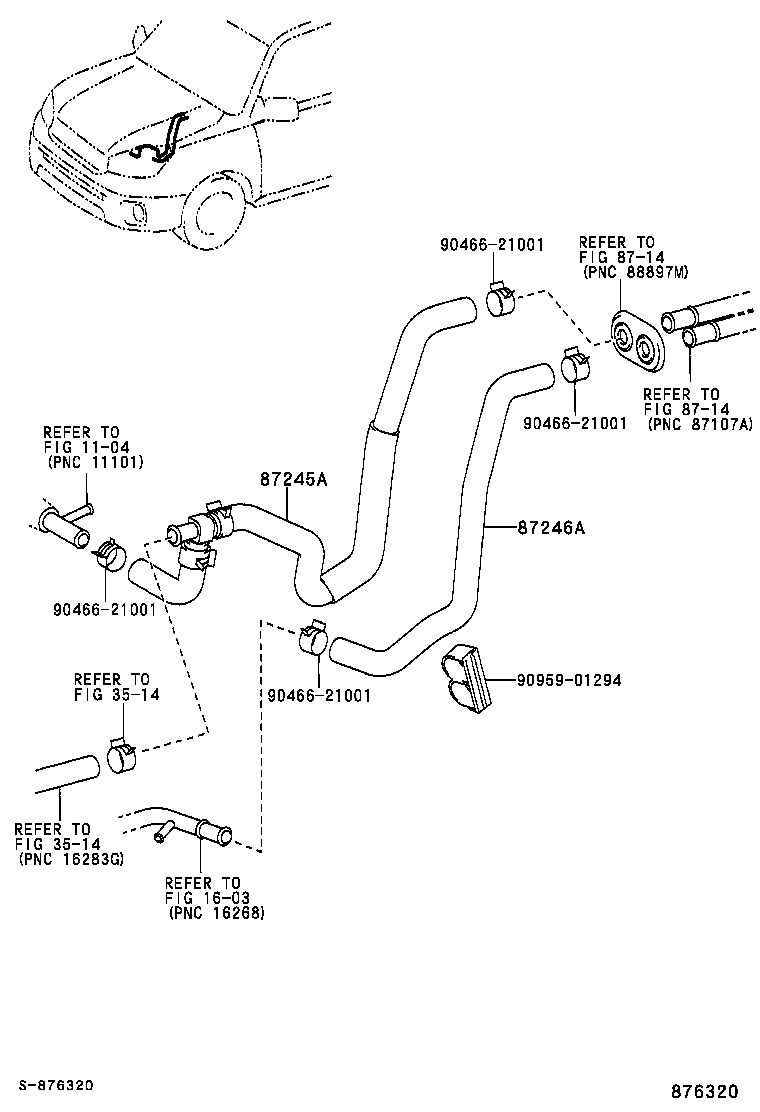  RAV4 J L |  HEATING AIR CONDITIONING WATER PIPING
