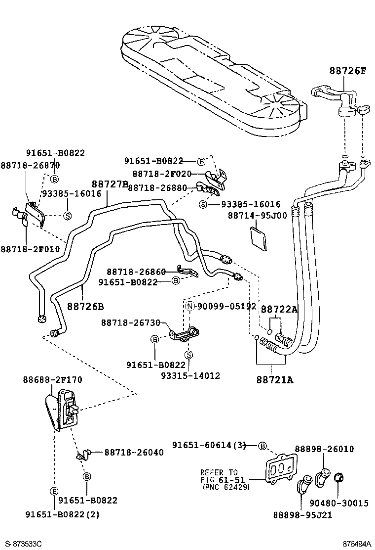  HIACE REGIUSACE |  HEATING AIR CONDITIONING COOLER PIPING