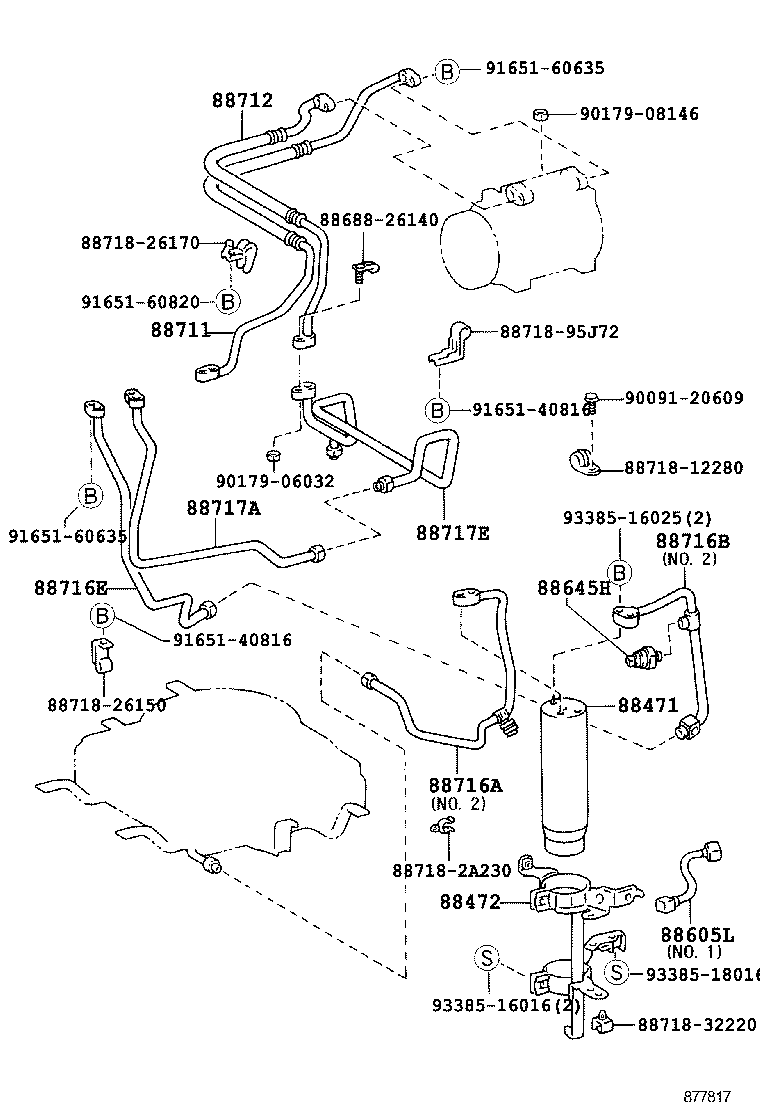  HIACE REGIUSACE |  HEATING AIR CONDITIONING COOLER PIPING