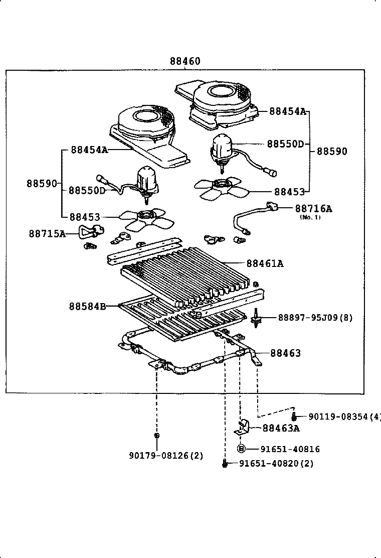  HIACE REGIUSACE |  HEATING AIR CONDITIONING COOLER PIPING