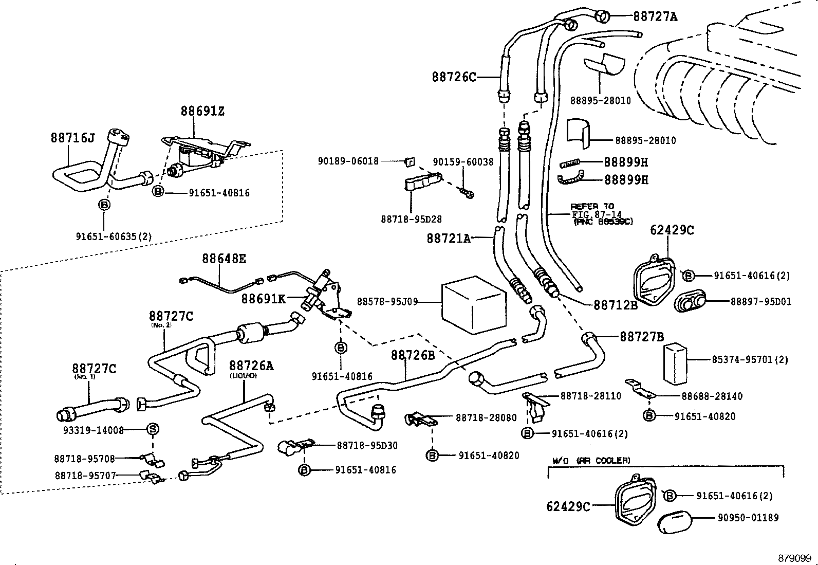  ESTIMA |  HEATING AIR CONDITIONING COOLER PIPING