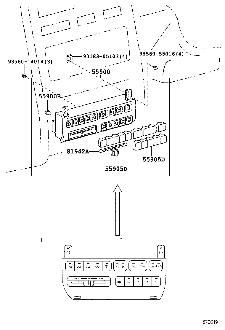  CALDINA |  HEATING AIR CONDITIONING CONTROL AIR DUCT