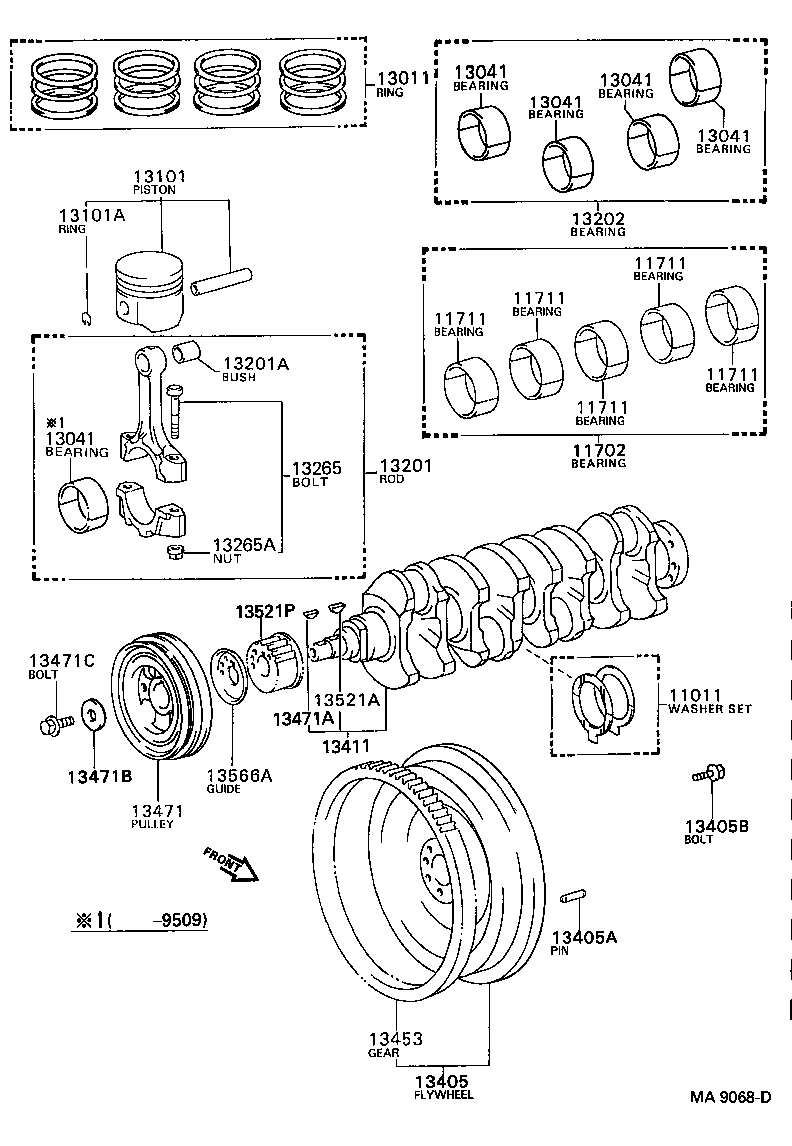  CAMRY VISTA |  CRANKSHAFT PISTON