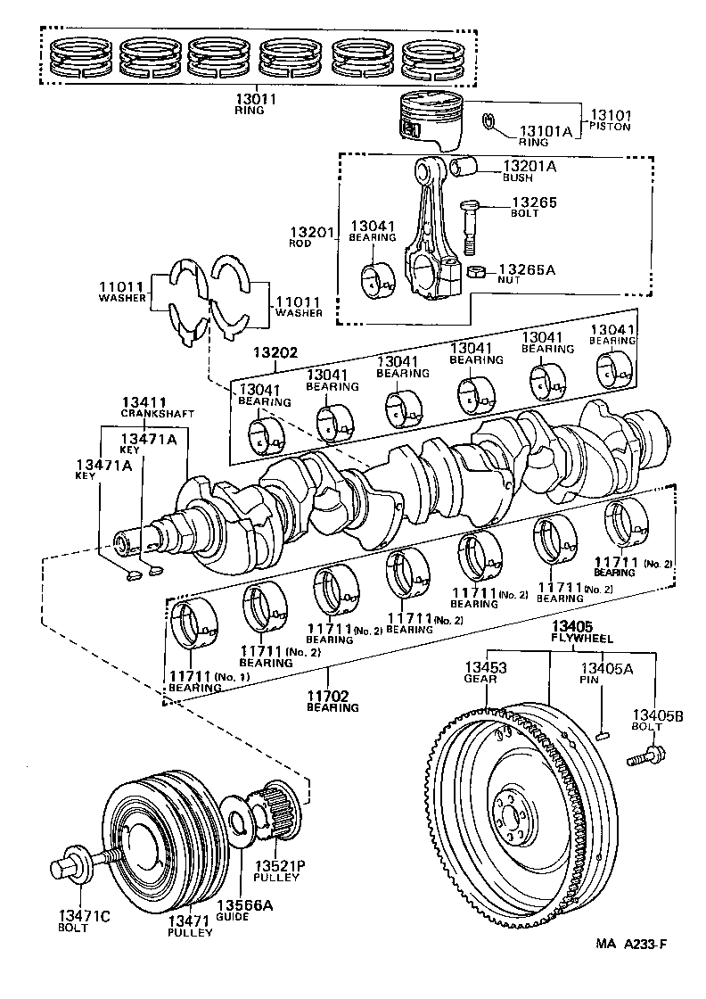  CROWN |  CRANKSHAFT PISTON