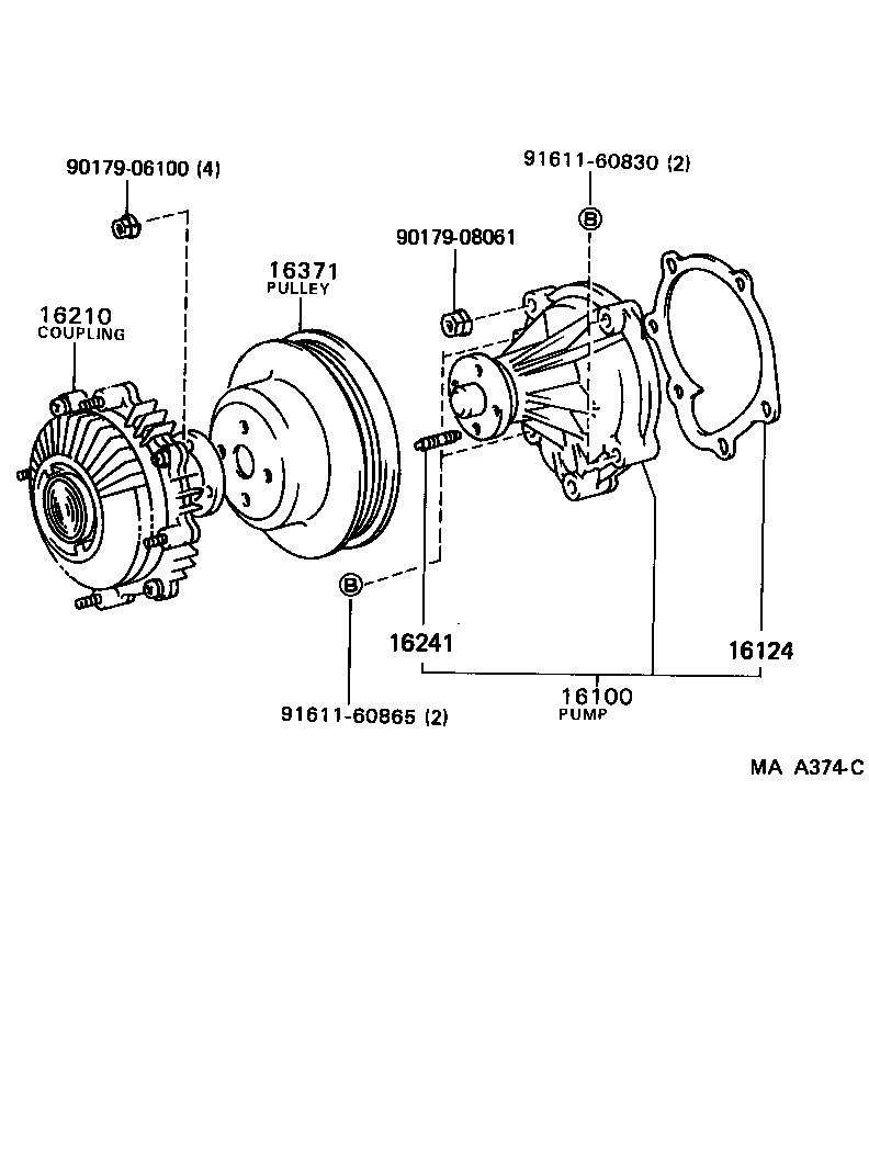  CROWN |  WATER PUMP