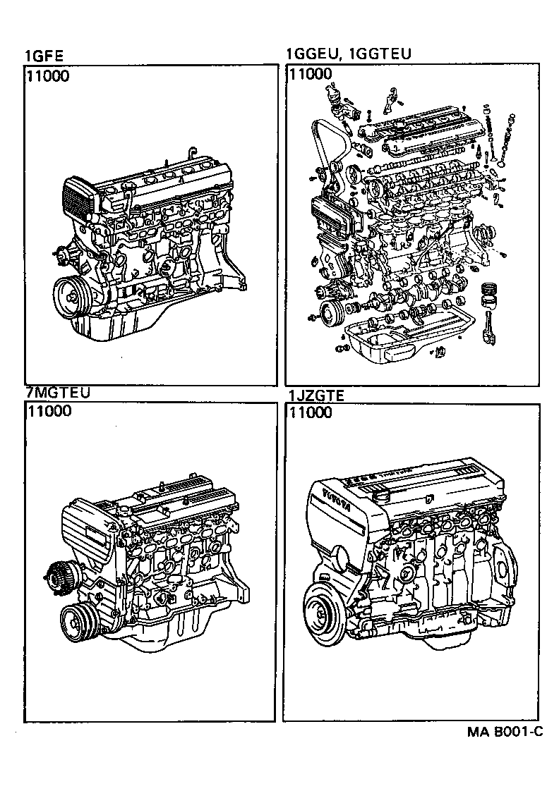  SUPRA |  PARTIAL ENGINE ASSEMBLY