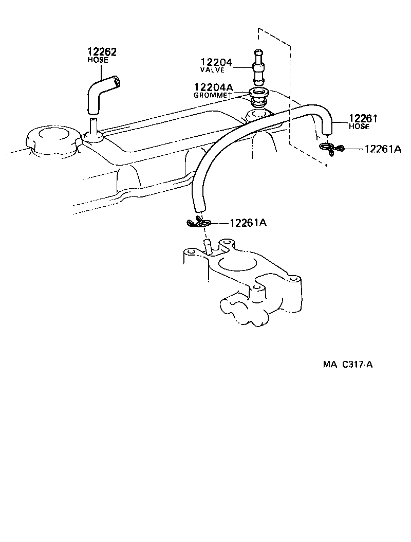  CROWN |  VENTILATION HOSE