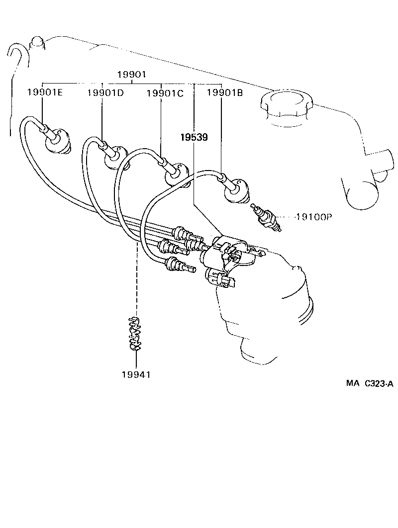  CROWN |  IGNITION COIL SPARK PLUG