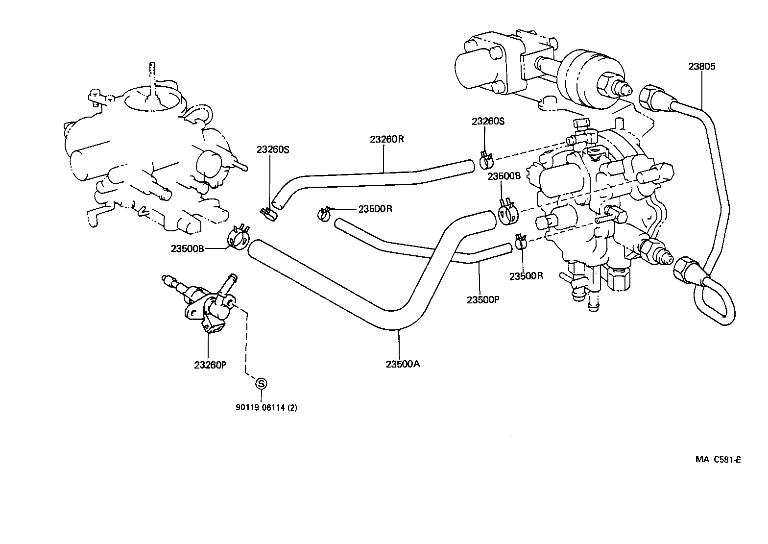  CROWN |  LPG CARBURETOR FUEL PIPE