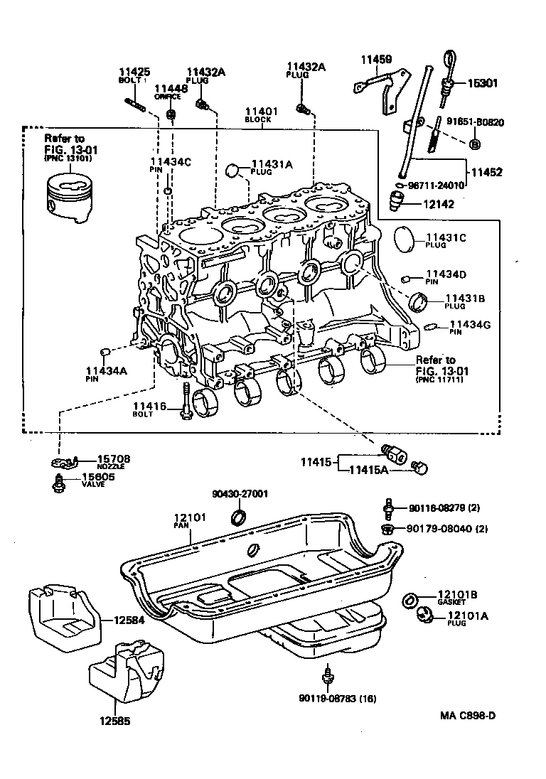  HIACE REGIUSACE |  CYLINDER BLOCK
