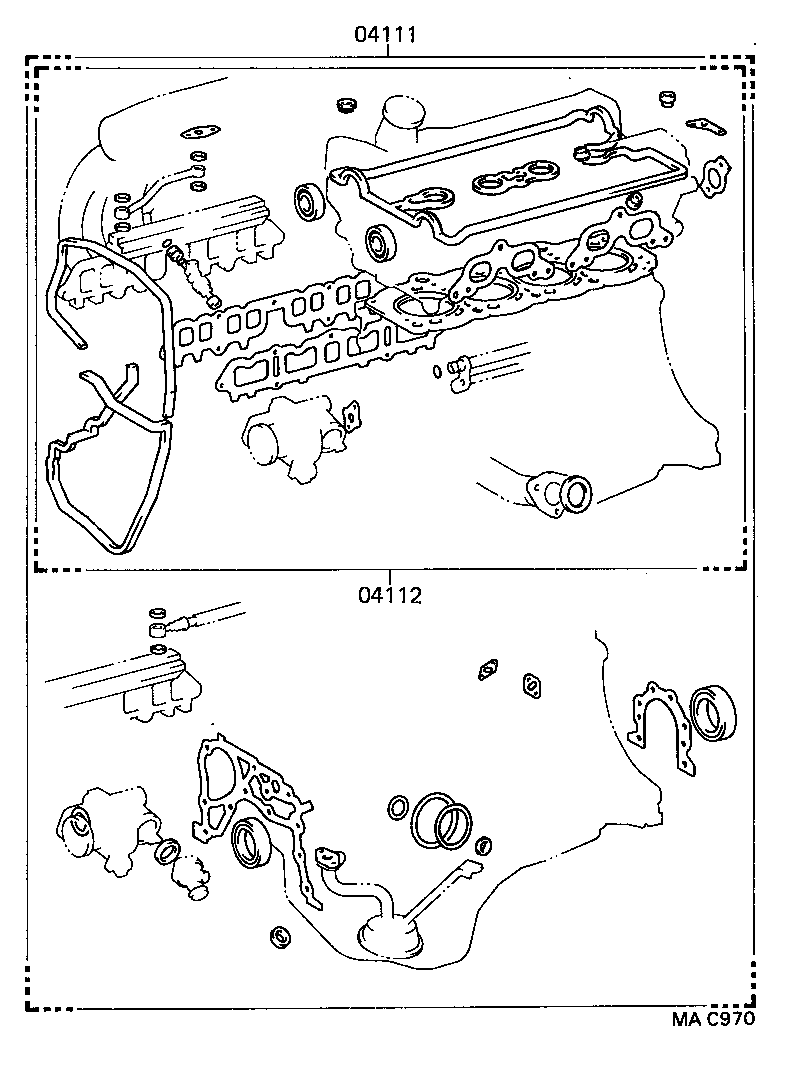  MR2 |  ENGINE OVERHAUL GASKET KIT