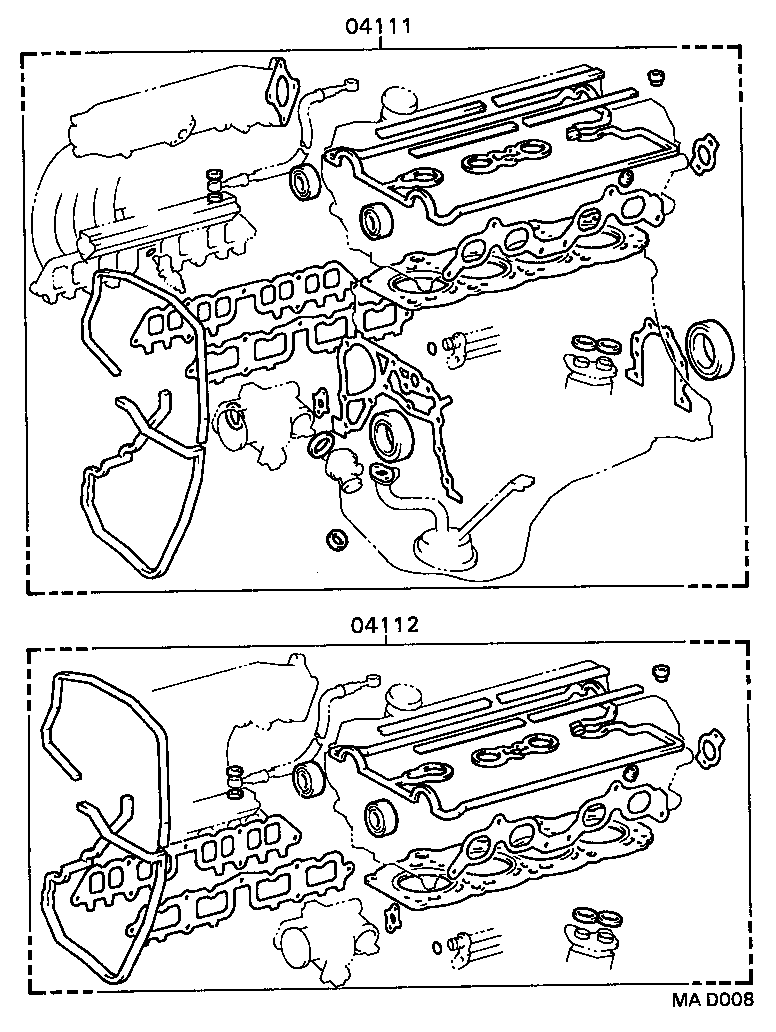  MR2 |  ENGINE OVERHAUL GASKET KIT