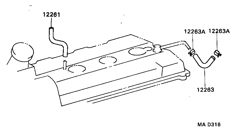  MR2 |  VENTILATION HOSE