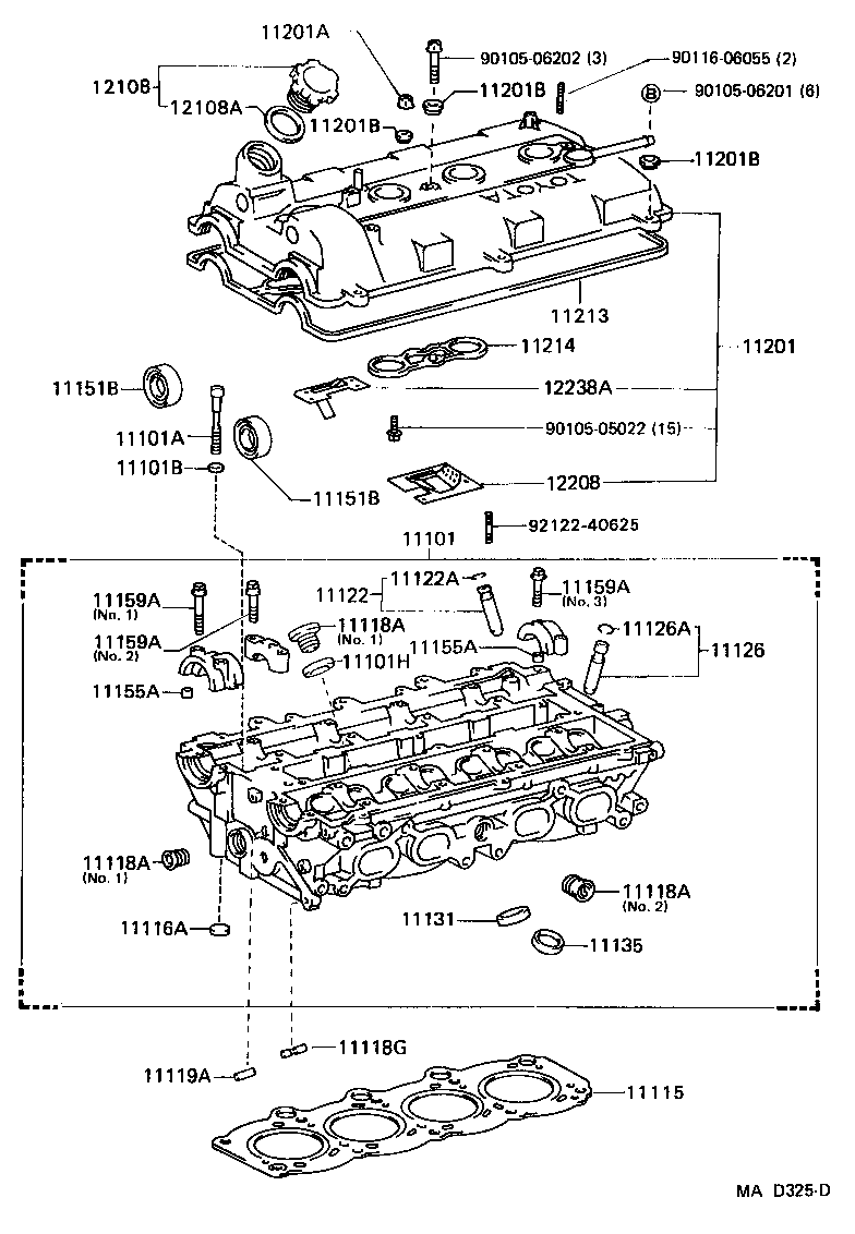  MR2 |  CYLINDER HEAD