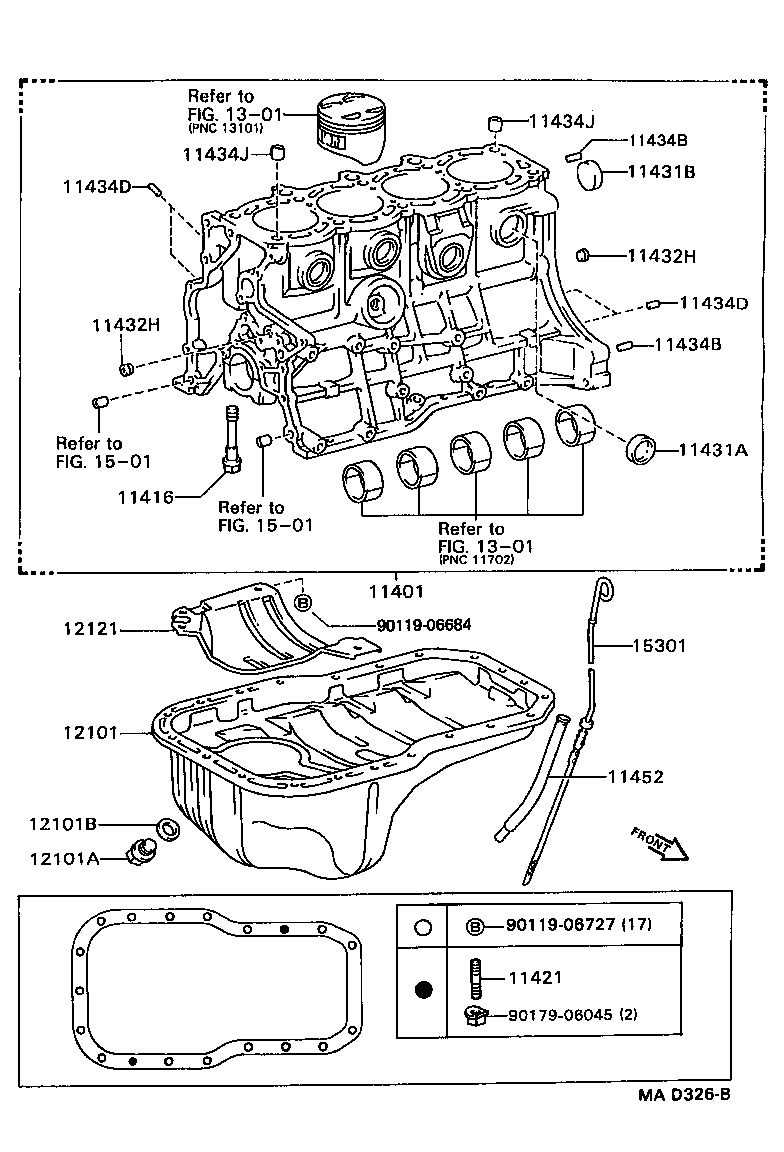  MR2 |  CYLINDER BLOCK