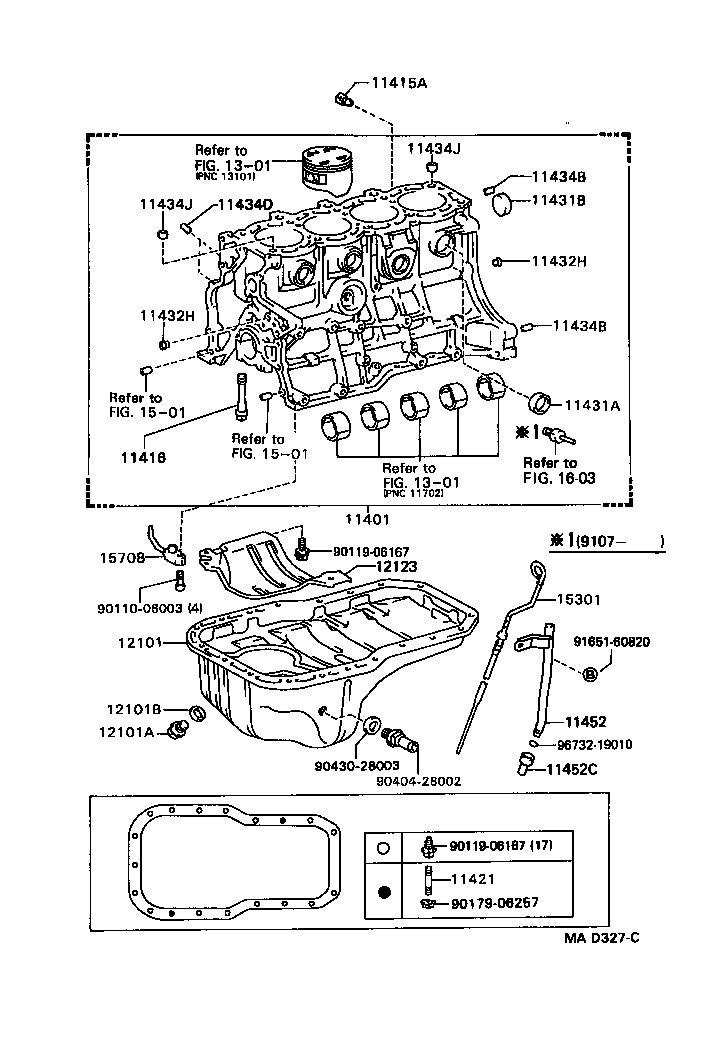  MR2 |  CYLINDER BLOCK