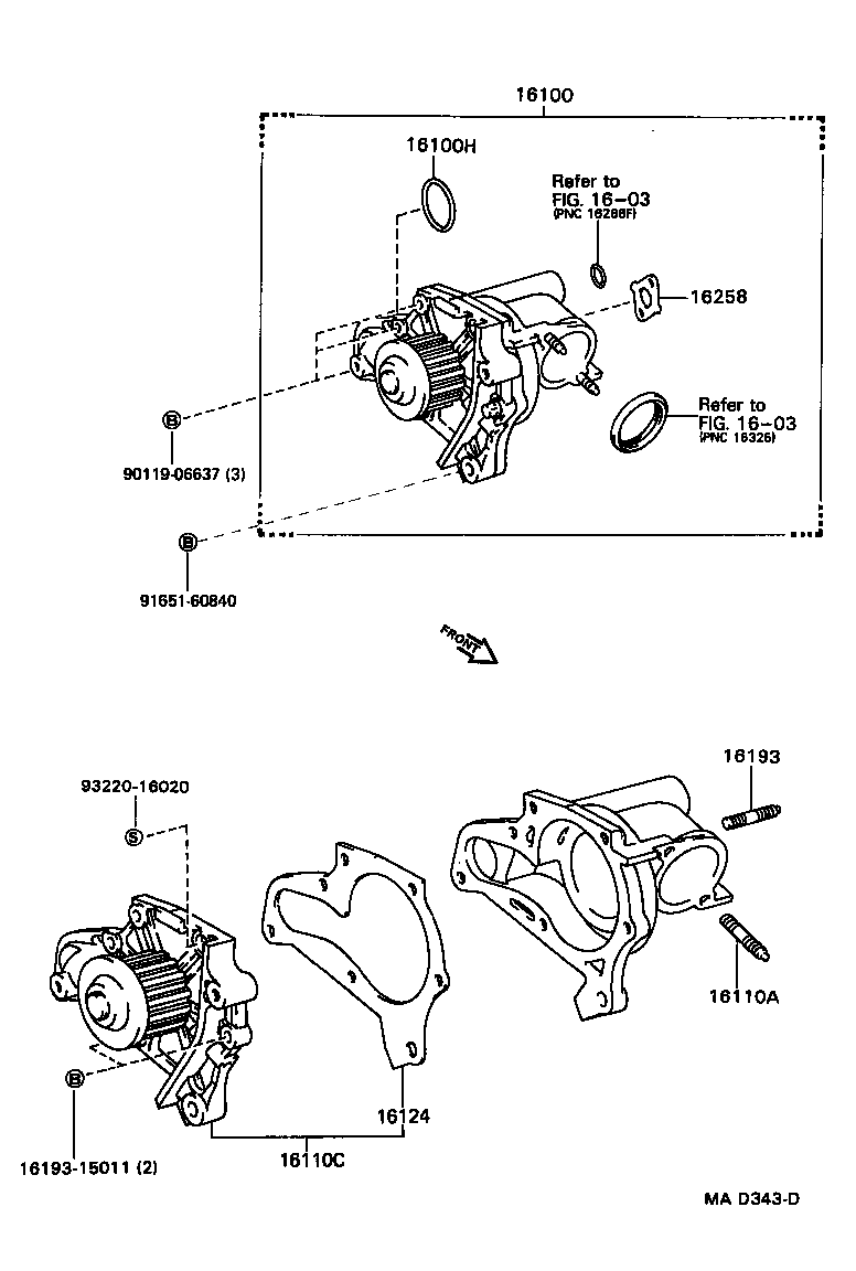  MR2 |  WATER PUMP