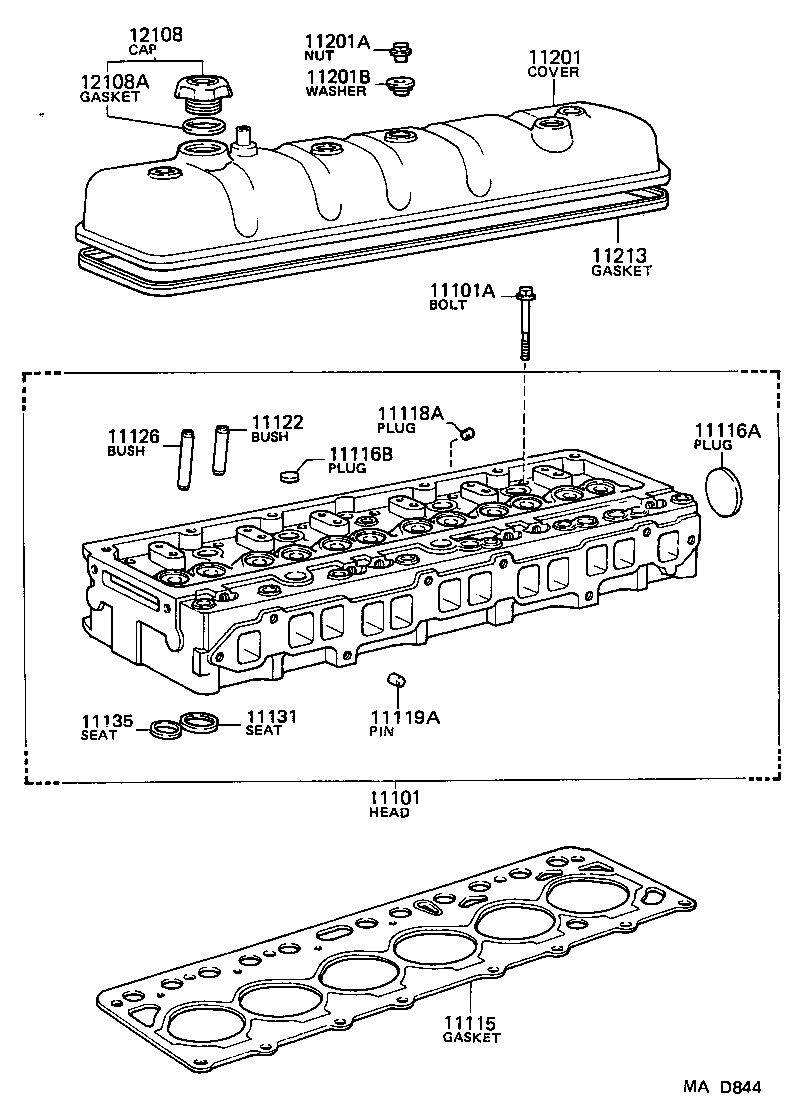  LAND CRUISER S T H T |  CYLINDER HEAD