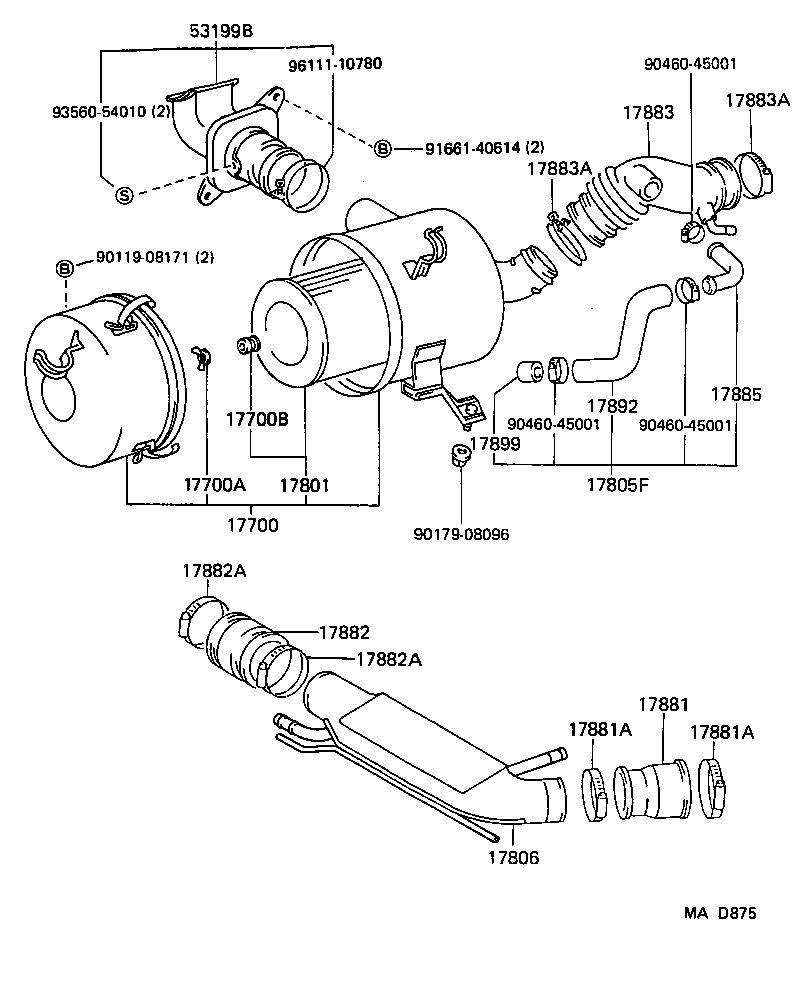  LAND CRUISER S T H T |  AIR CLEANER