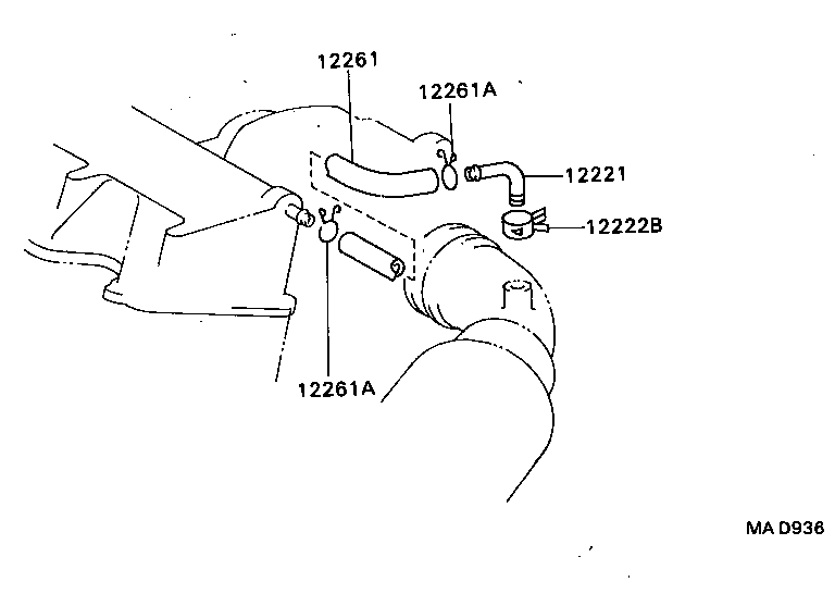  CAMRY VISTA |  VENTILATION HOSE