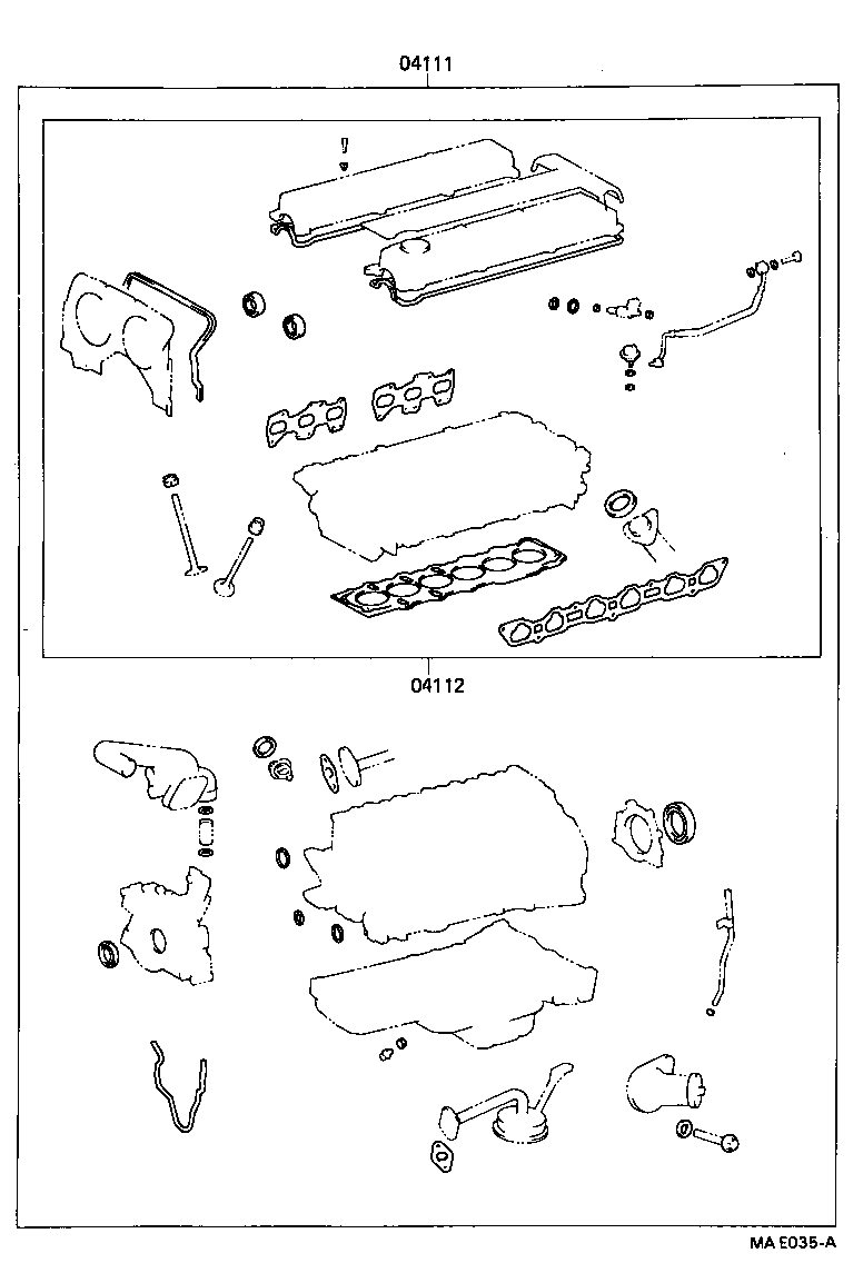  SUPRA |  ENGINE OVERHAUL GASKET KIT