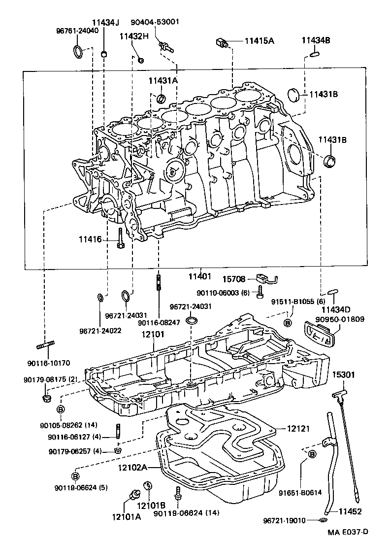  SUPRA |  CYLINDER BLOCK
