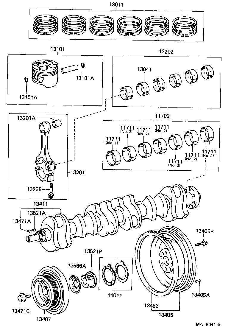  SUPRA |  CRANKSHAFT PISTON