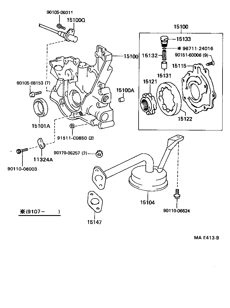  SUPRA |  ENGINE OIL PUMP