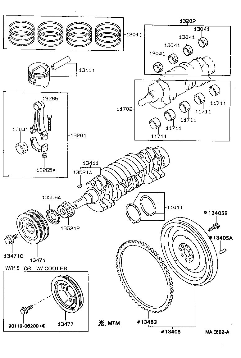  SPRINTER |  CRANKSHAFT PISTON