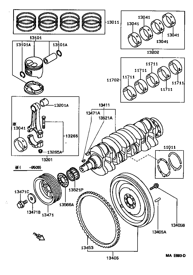  CALDINA |  CRANKSHAFT PISTON